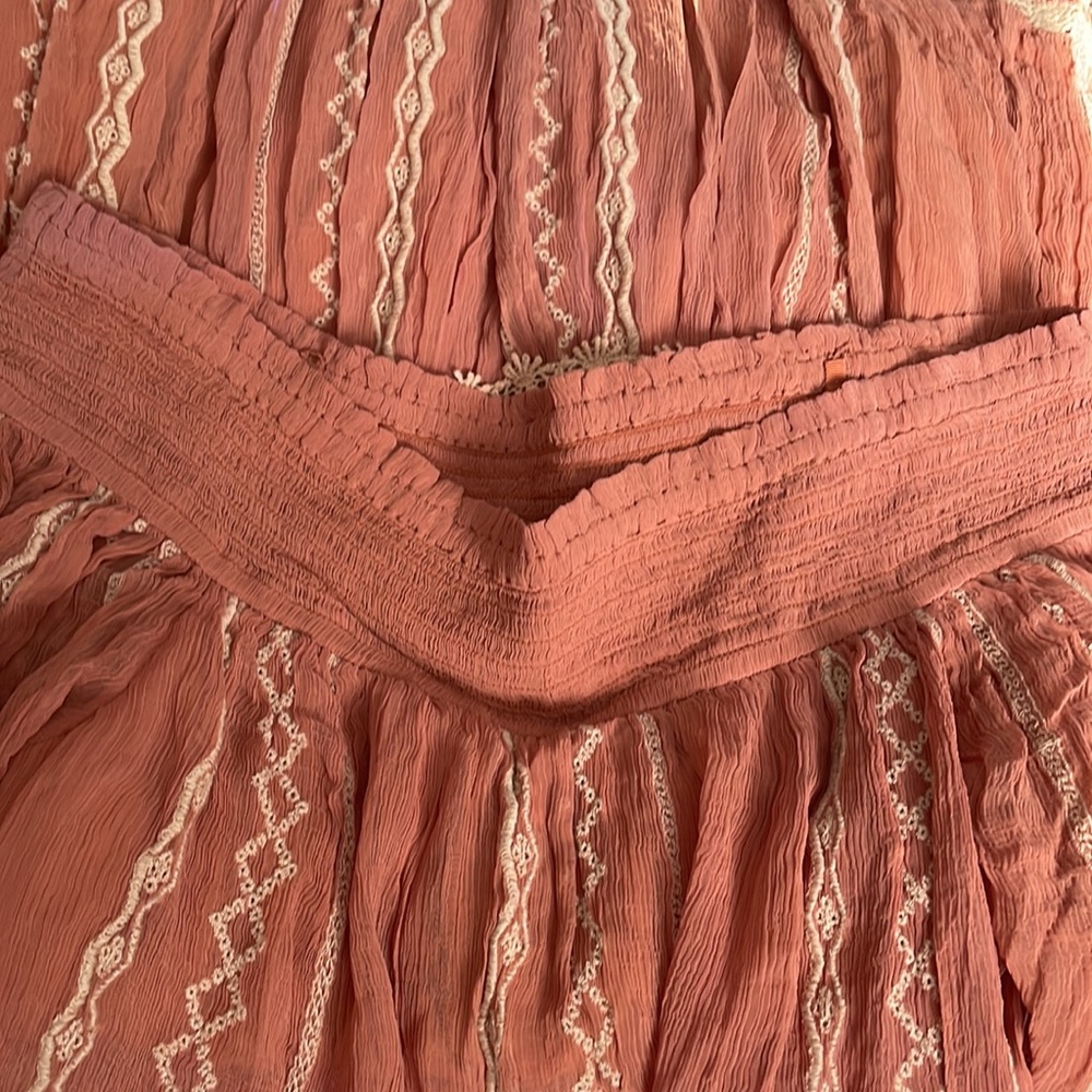 Anthropologie Floreat Orchard Off-Shoulder Dress - Picture 4 of 14